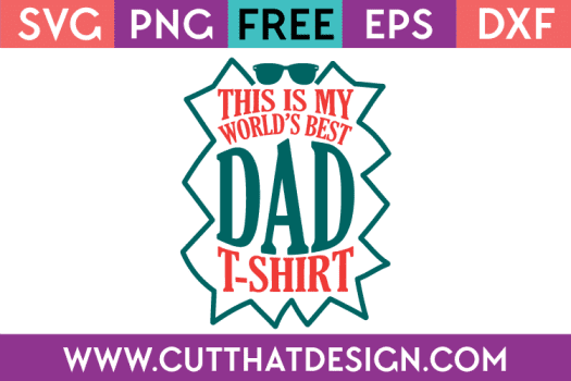 Free SVG Cut File for Father's Day