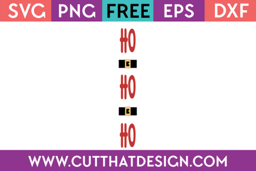 Free SVG Christmas Ho Ho Ho Porch Sign