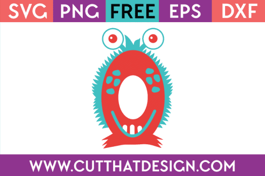 Free SVG Cutting Files Monster Numbers