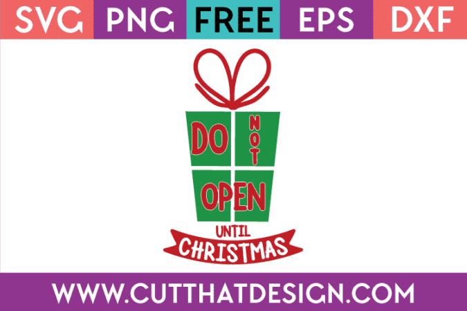 Free SVG File Christmas Present