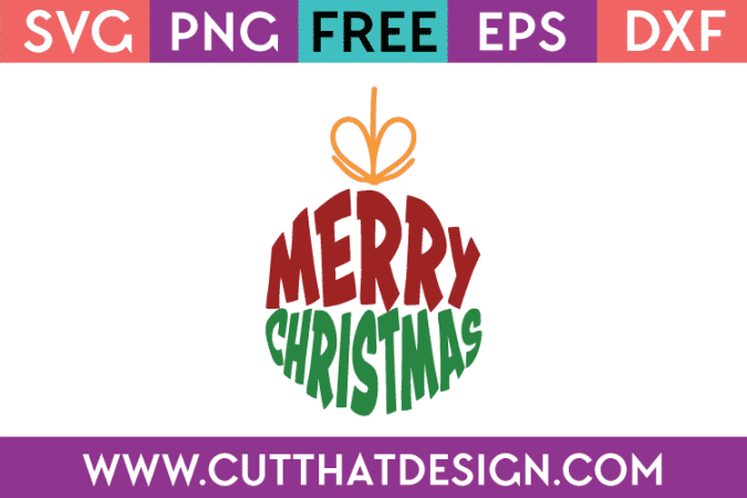 SVG Files Free Christmas Bauble Design