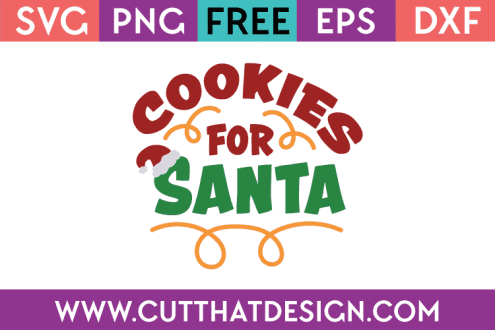 Free SVG Cookies for Santa