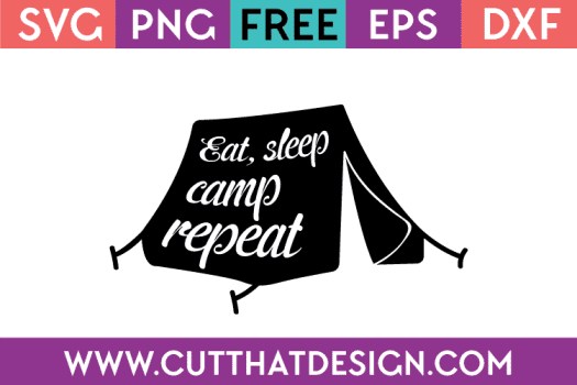 Free camping svg designs