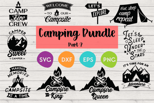 Camping SVG Bundles