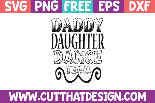 Daddy Daughter SVG Free