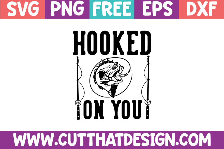 Free Hooked On You SVG