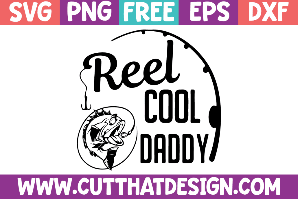 Free Fishing SVG Real Cool Daddy