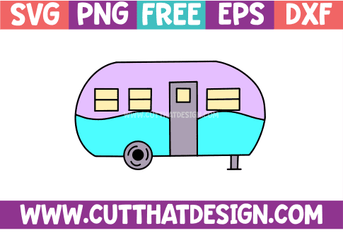 Free Camper Van SVG