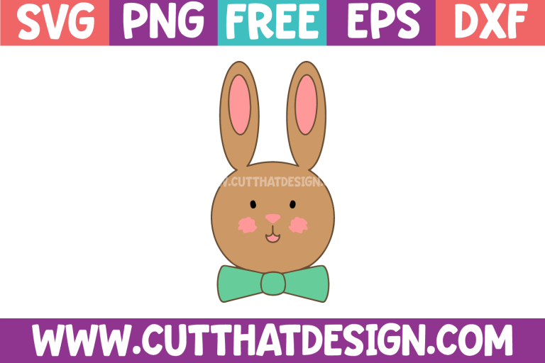 Free Easter Bunny Bow Tie SVG