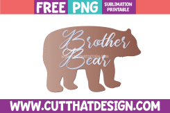 Brother Bear Sublimation Design