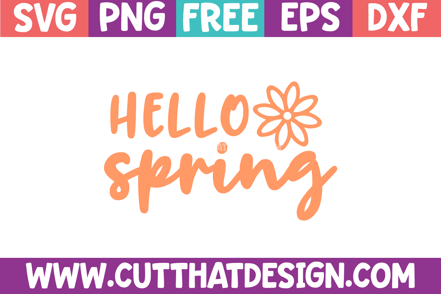 Free Spring SVG Cut Files