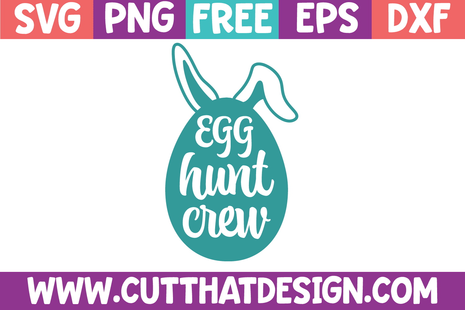 Egg Hunt Crew SVG