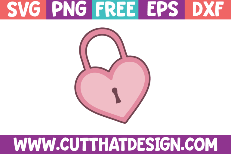Free Heart Lock SVG