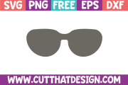 Free Sun Glasses SVG