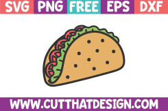 Taco SVG Cut File Free