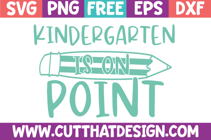 Free Kindergarten SVG's