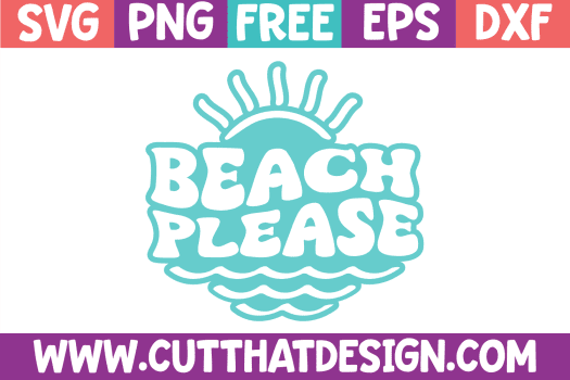 Beach SVG Files Free