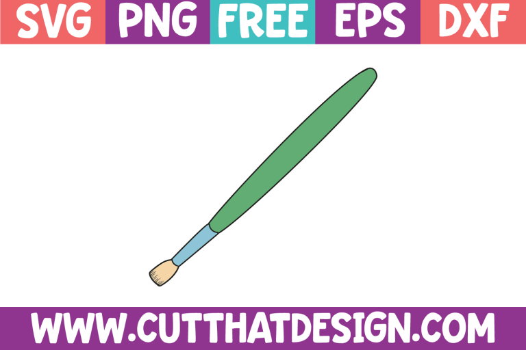 Free Artist Paintbrush SVG
