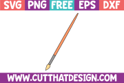 Paintbrush SVG Files Free