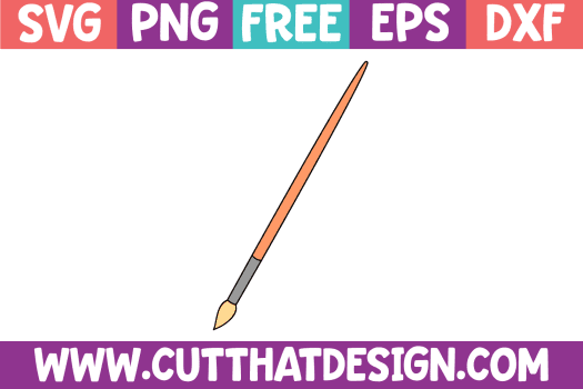 Paintbrush SVG Files Free