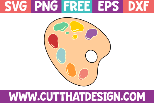 Free Back 2 School SVG Artists Palette