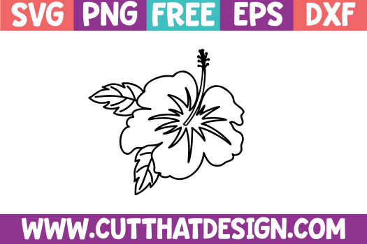 Free Hibiscus SVG's