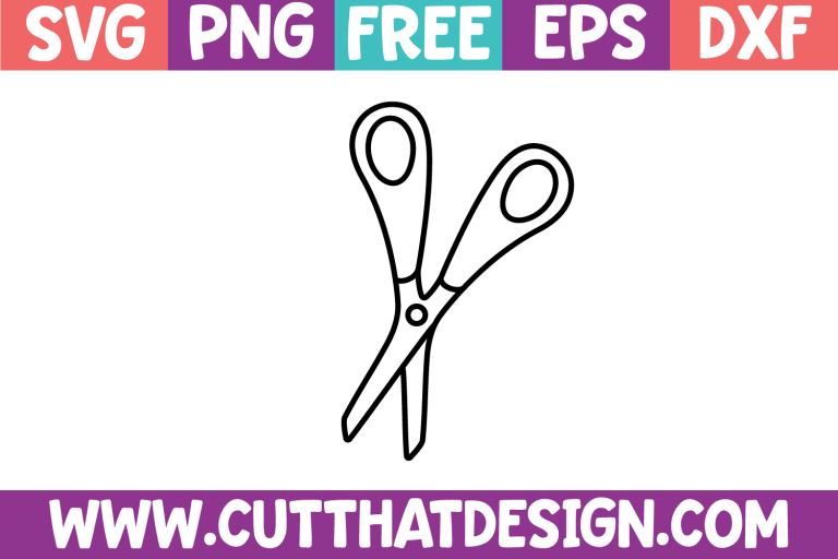 Free Scissors Outline Design SVG