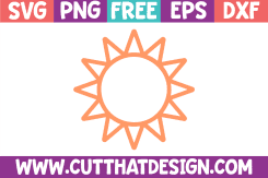 Free Sun SVG File