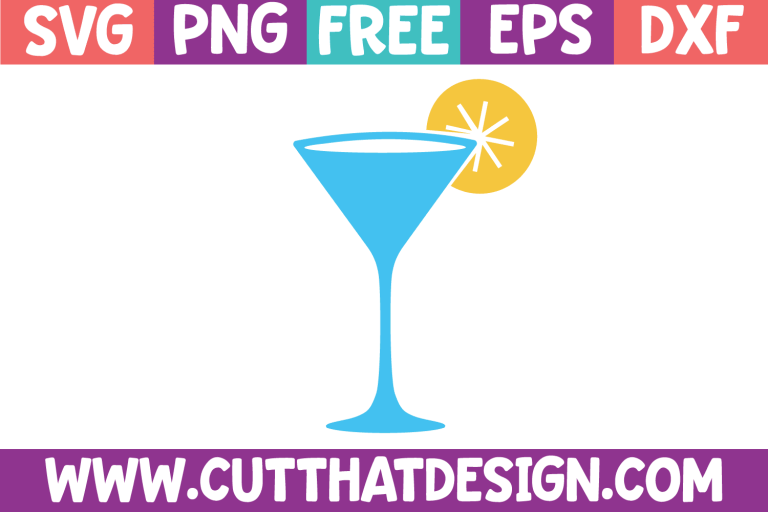 Free Cocktail Glass SVG