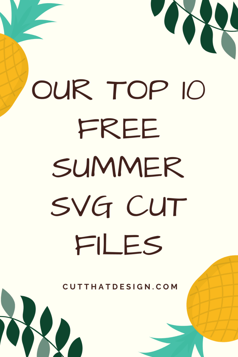 Our Top 10 Free Summer SVG Cut Files