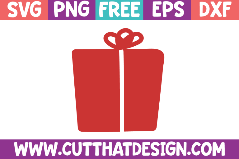 Free Christmas Present Design 5 SVG