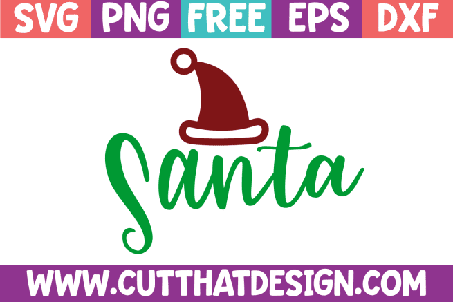 Free Santa Cut File