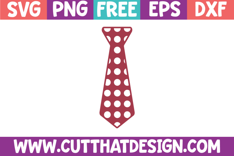 Free Spotty Tie SVG