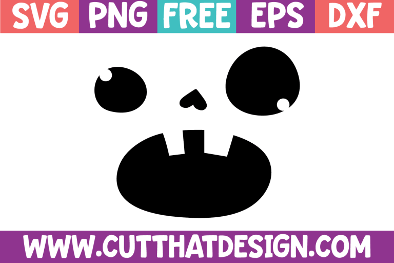 Free Pumpkin Face Design 6 SVG