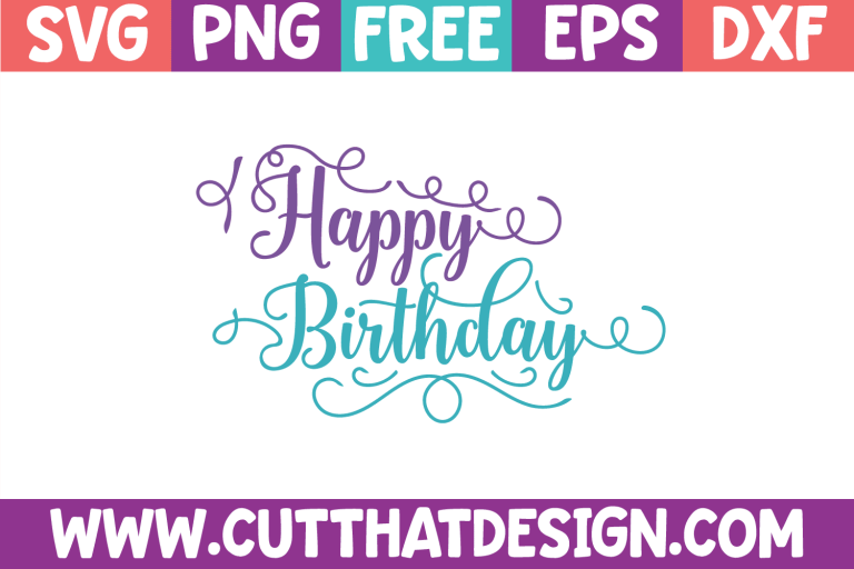 Free Happy Birthday SVG
