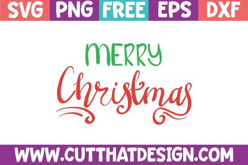 Free SVG Merry Christmas