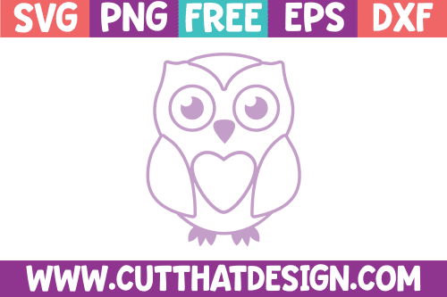 Free Owl SVG Valentines