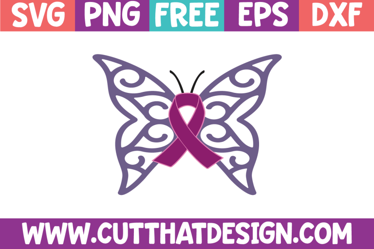 Free Awareness Butterfly 2 SVG