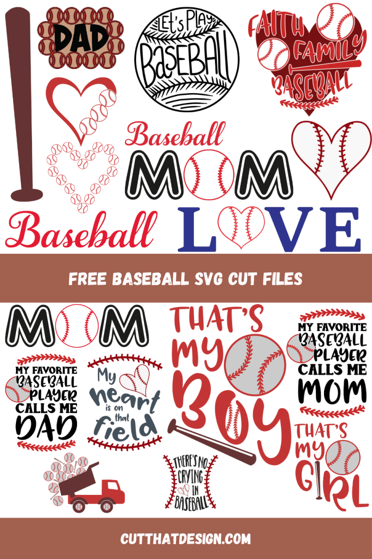 Free Baseball Cutting Files