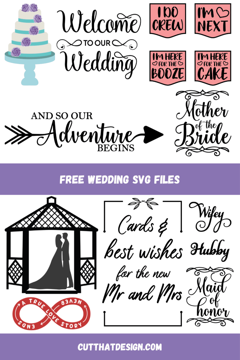 Free Wedding SVG Files our picks