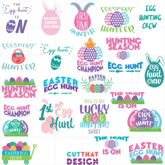 Free Easter Egg Hunt SVG Bundle