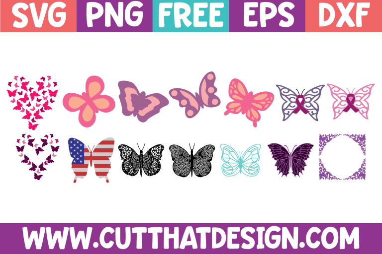 Free Butterfly SVG Bundle