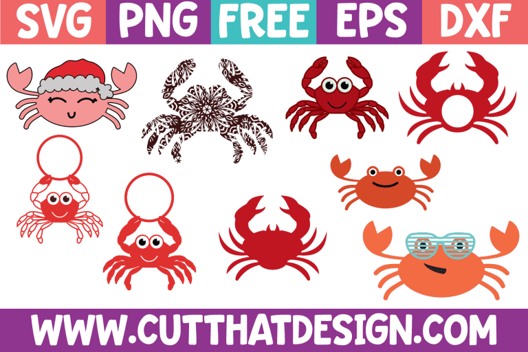 Free Crab SVG Bundle