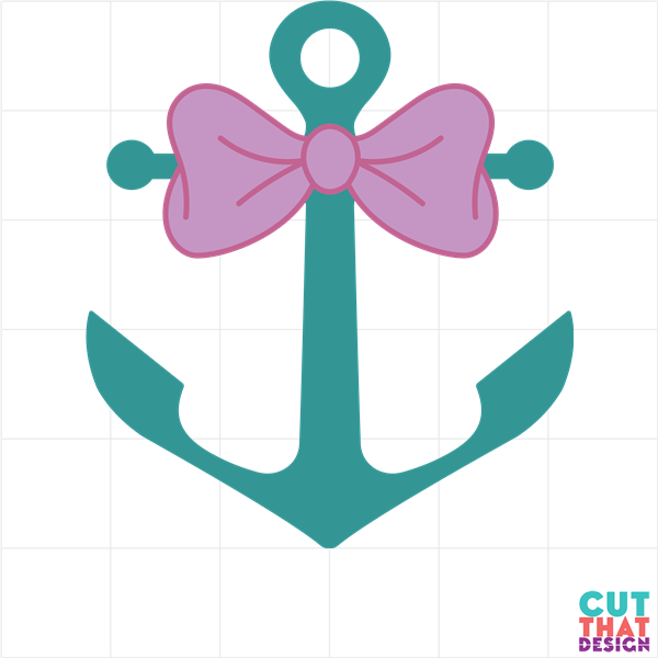 Anchor Bow SVG