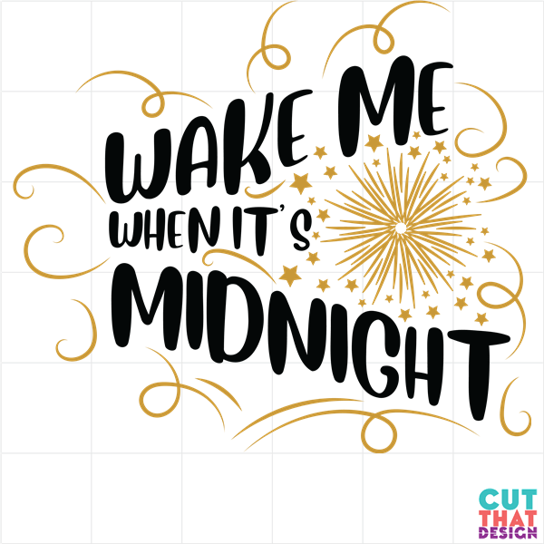 New Year Midnight SVG