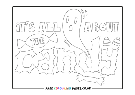 Halloween Printable Colouring Pages Free
