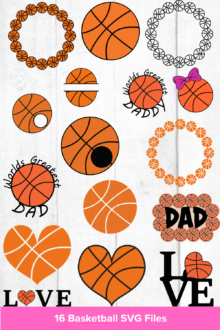 Free SVG Cut Files Basketball