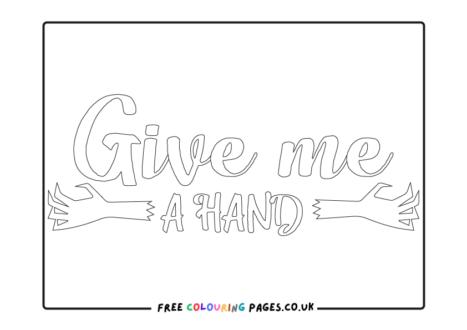 Halloween Colouring Page