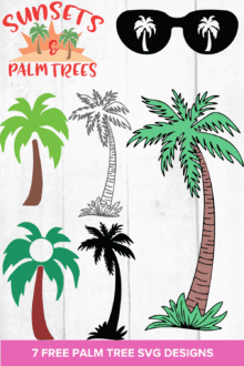 Free Palm Trees for Cricut Cutting Machines