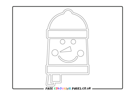 Christmas Snowman Colouring Pages
